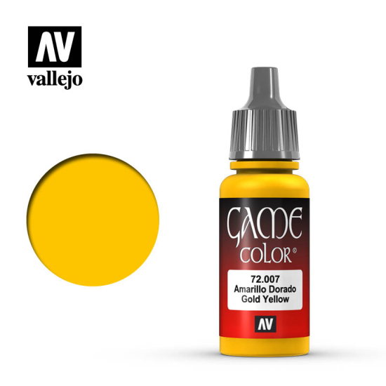 Vallejo Game Color 72.007 Gold Yellow 17 ml