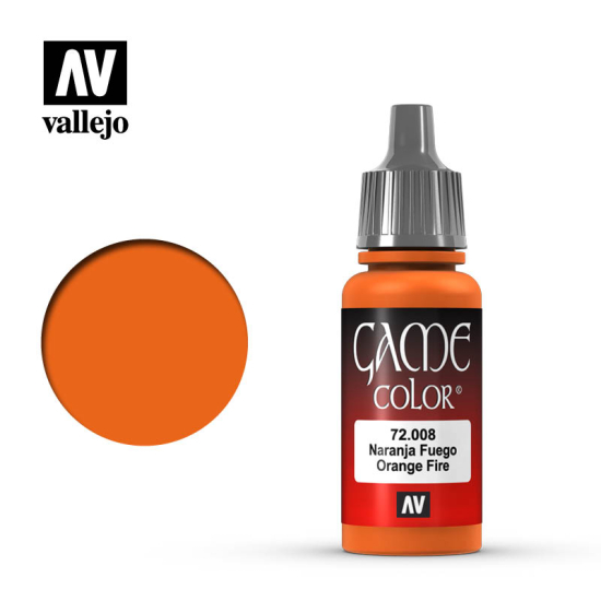 Vallejo Game Color 72.008 Orange Fire 17 ml