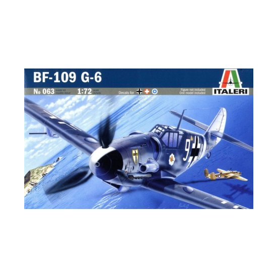 Italeri 0063 , Messerschmitt Bf-109 G-6 , 1:72
