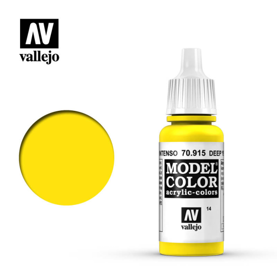 Vallejo Model Color 70.915 DEEP YELLOW 17 ml