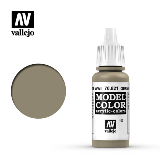 Vallejo Model Color 70.821 GERMAN CAMOUFLAGE BEIGE WWII 17 ml