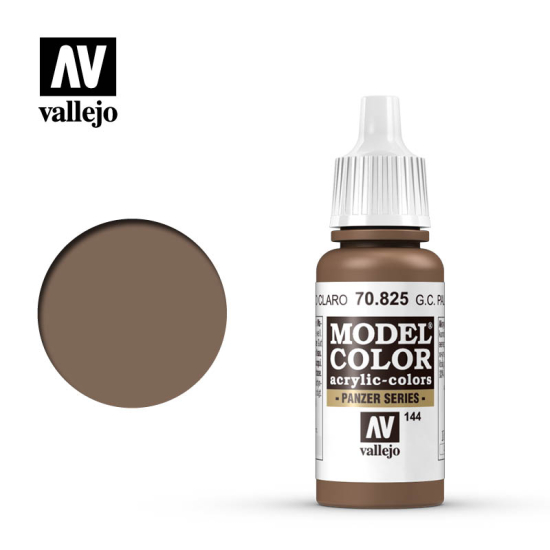 Vallejo Model Color 70.825 GERMAN CAMOUFLAGE PALE BROWN 17 ml