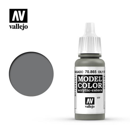 Vallejo Model Color 70.865 OILY STEEL 17 ml