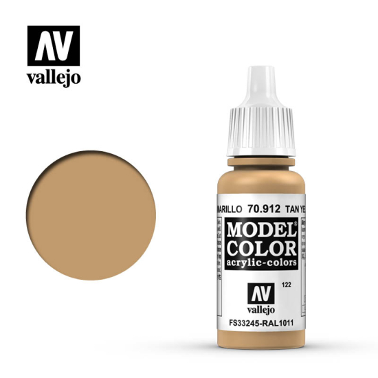 Vallejo Model Color 70.912 TAN YELLOW 17 ml