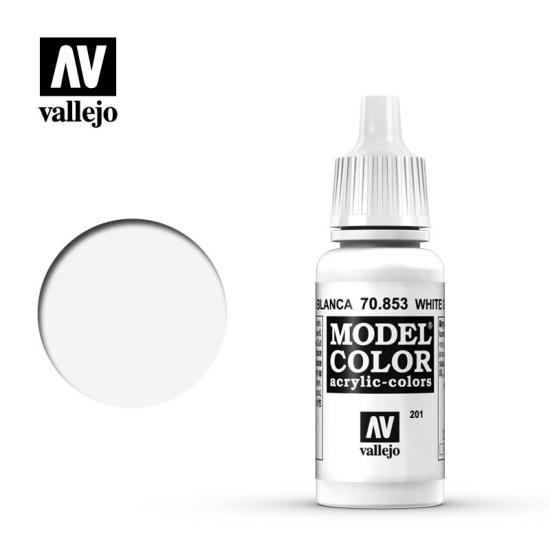 Vallejo Model Color 70.853 WHITE GLAZE 17 ml