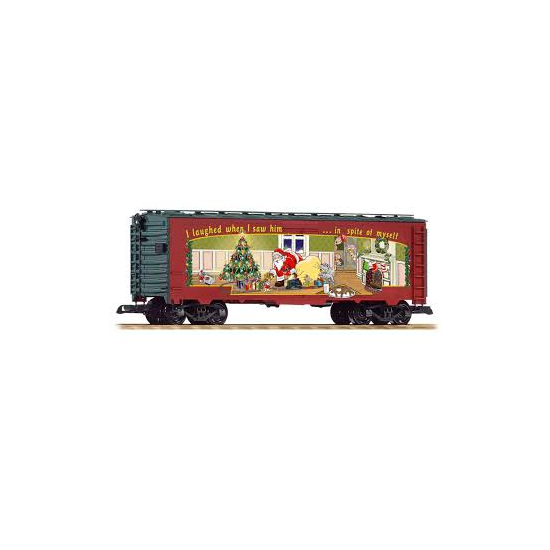 Piko 38875 , Wagon towarowy kryty świąteczny , skala G