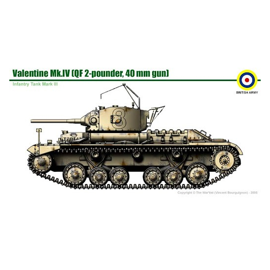 Rubicon Models - Infrantry tank Valentine II/III/IIICS/IV/V