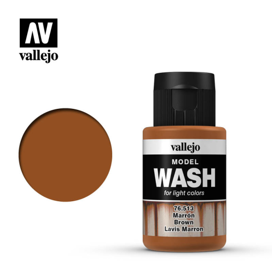 Vallejo Model Wash 76.513 Brown 35 ml