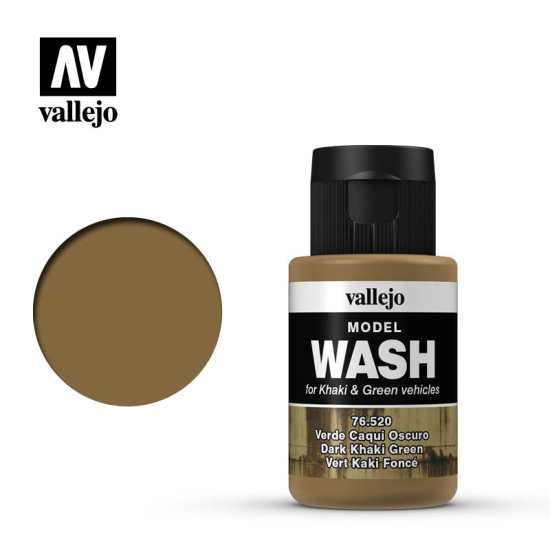 Vallejo Model Wash 76.520 Dark Khaki Green 35 ml