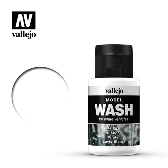 Vallejo Model Wash 76.501 White 35 ml