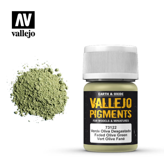 Vallejo Pigments 73.122 Faded Olive Green 35 ml
