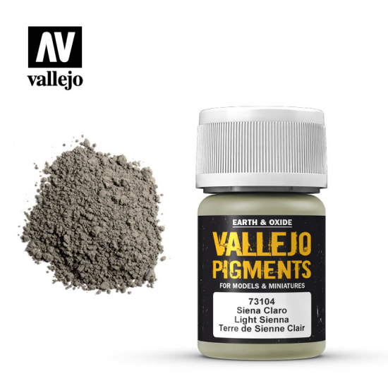 Vallejo Pigments 73.104 Light Sienna 35 ml