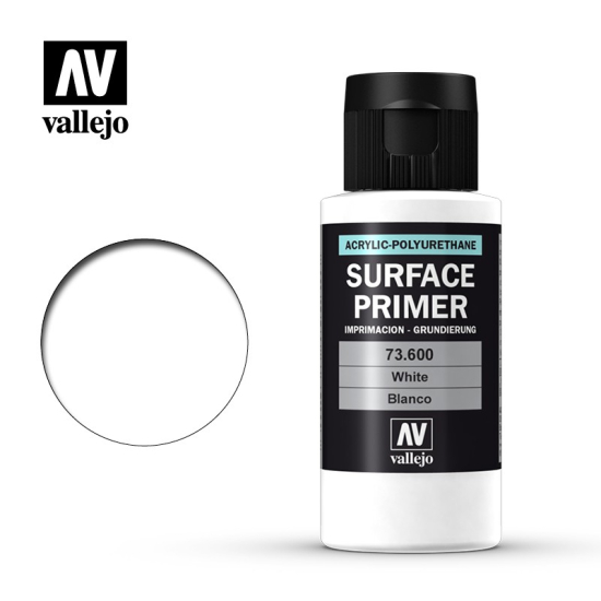 Vallejo Surface Primer 73.600  White 60 ml
