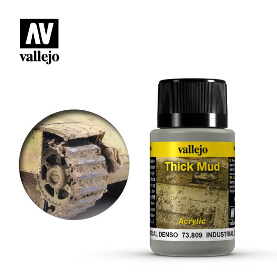 Vallejo Weathering Effects 73.809 Industrial Mud 40ml